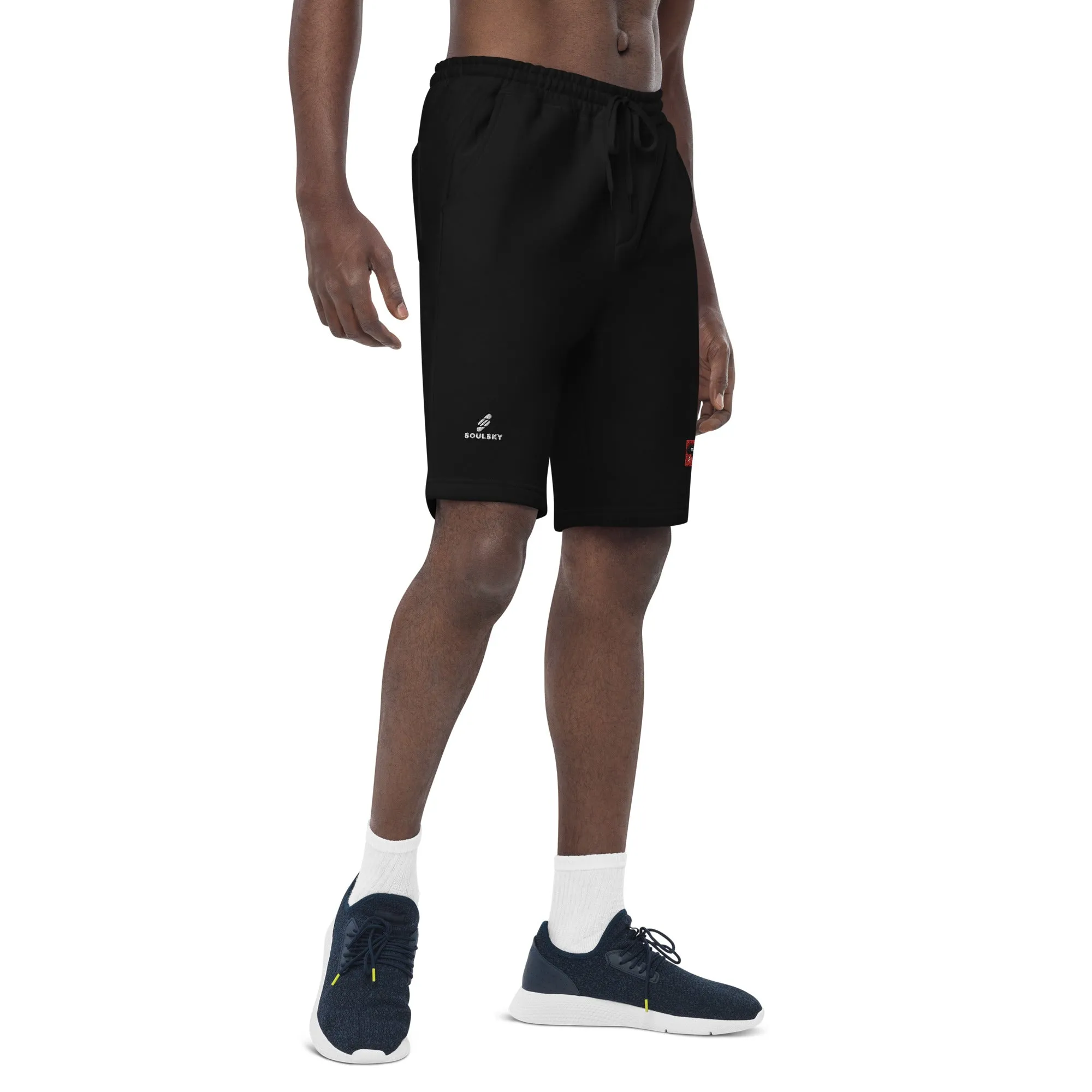 AFRICA PRIMARY Fleece Shorts (Black)