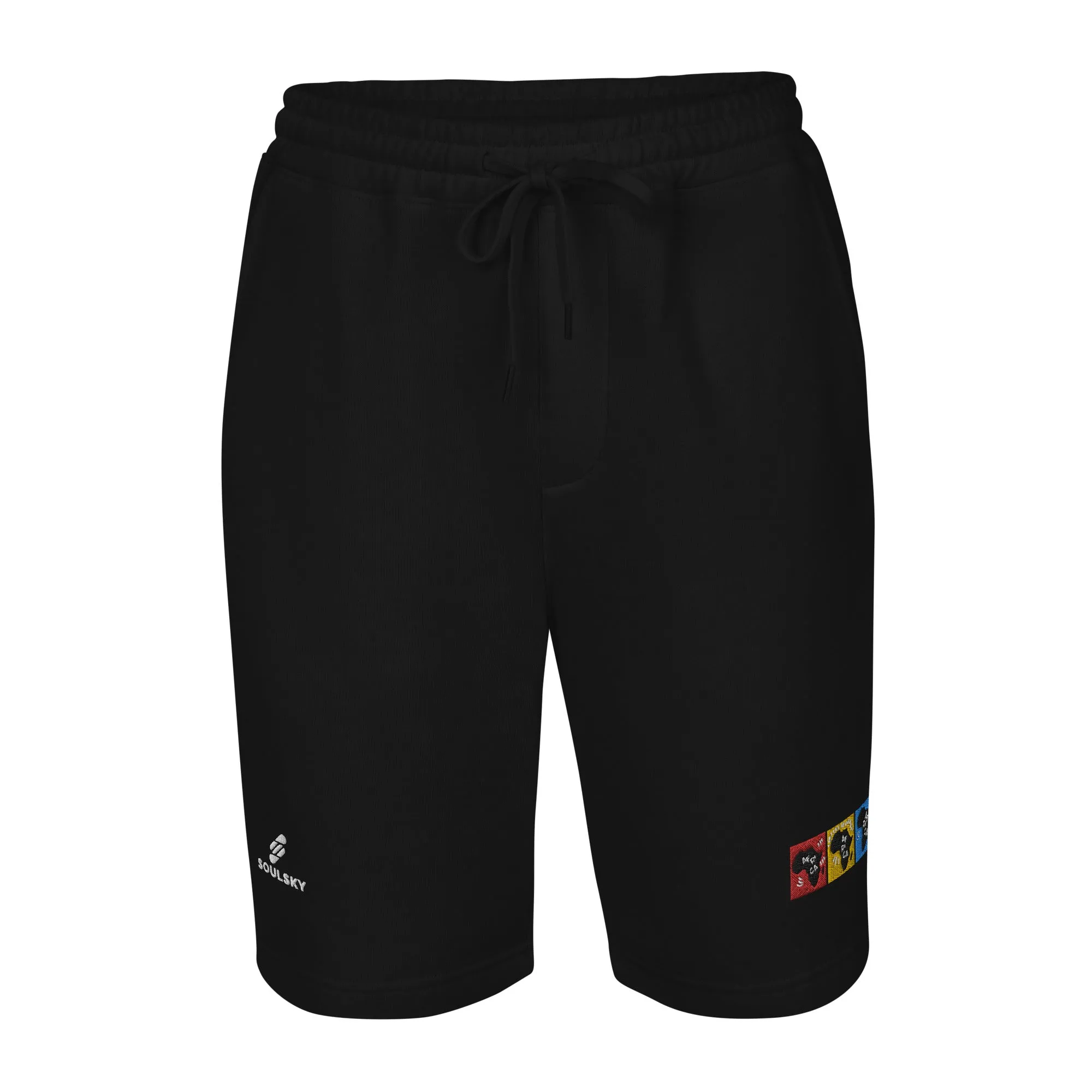 AFRICA PRIMARY Fleece Shorts (Black)