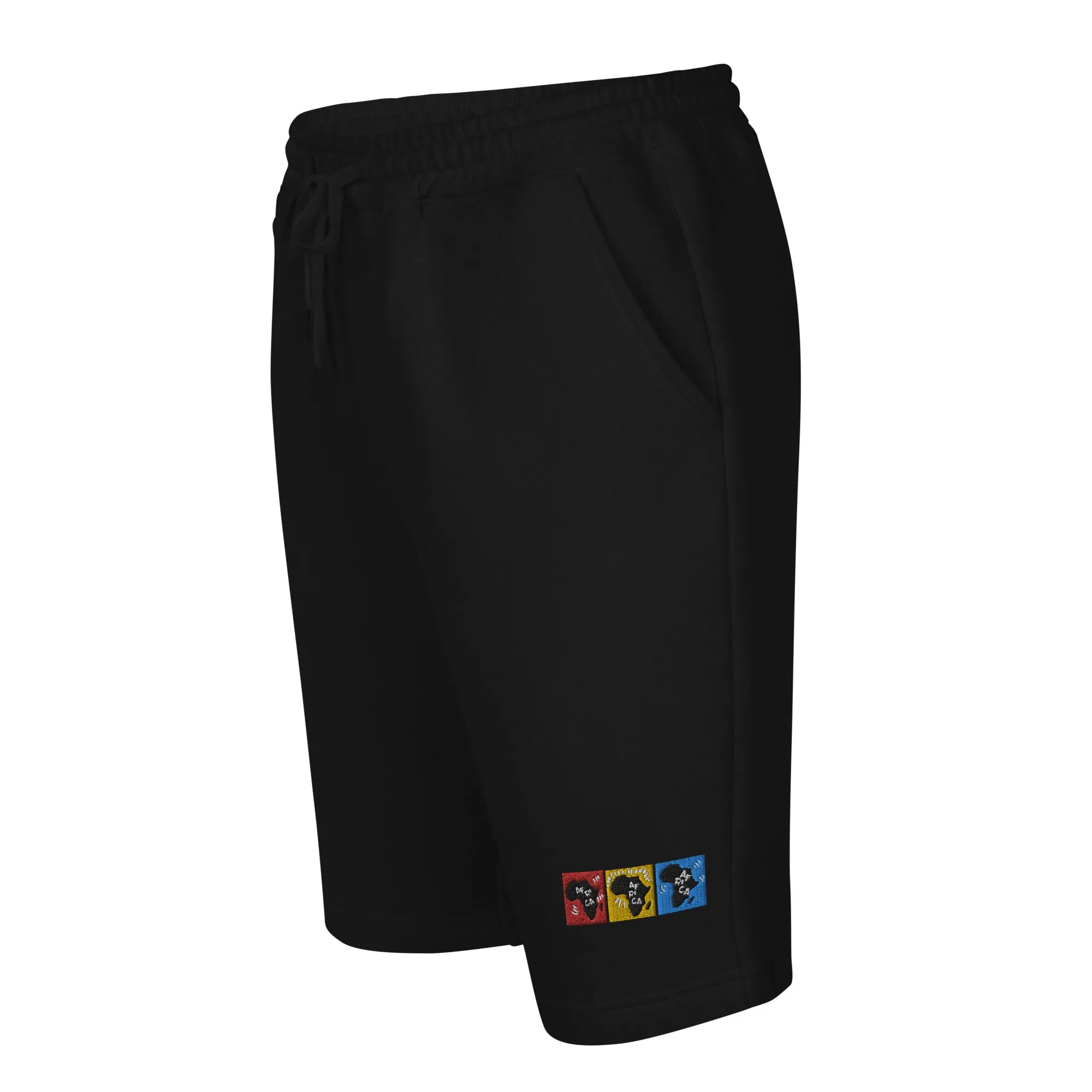 AFRICA PRIMARY Fleece Shorts (Black)