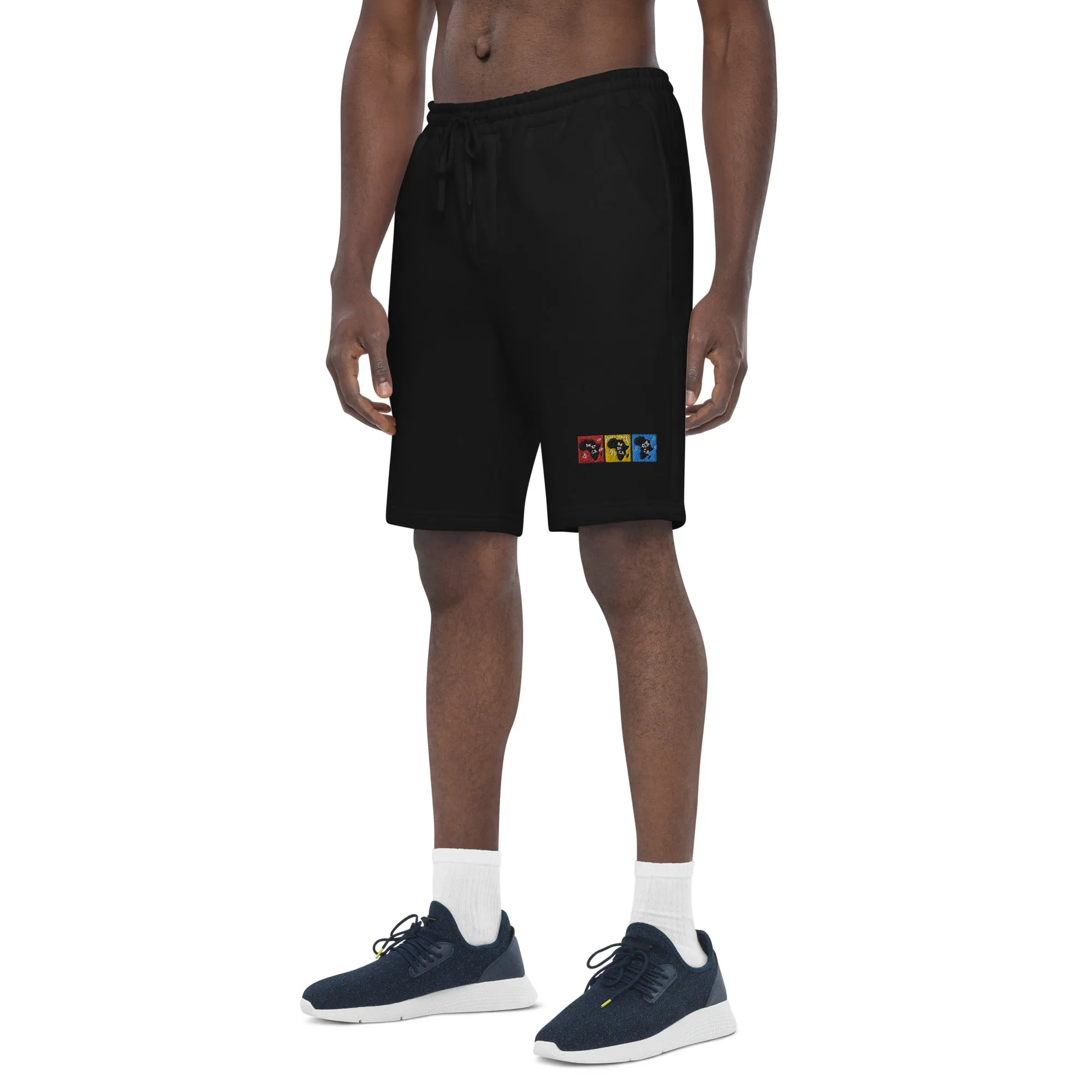 AFRICA PRIMARY Fleece Shorts (Black)