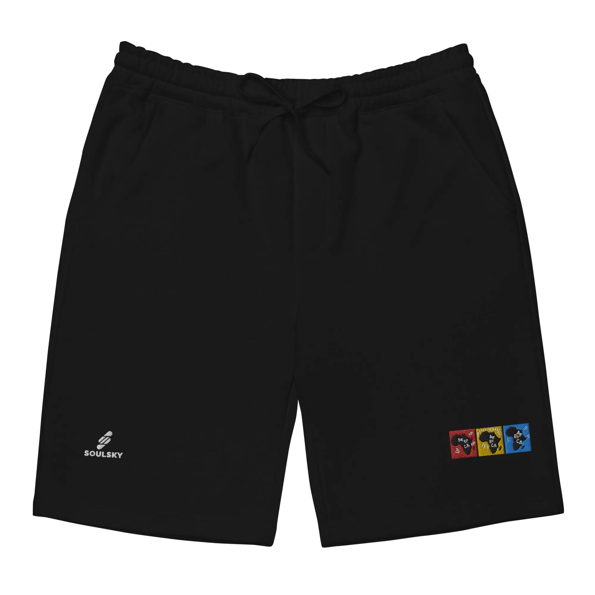 AFRICA PRIMARY Fleece Shorts (Black)
