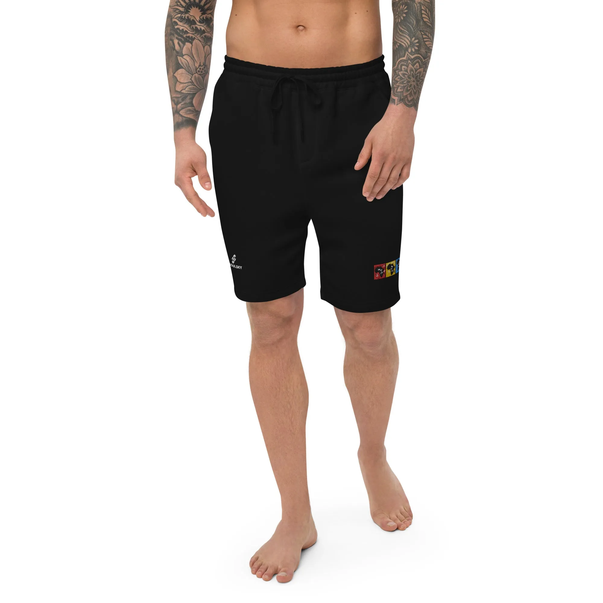 AFRICA PRIMARY Fleece Shorts (Black)
