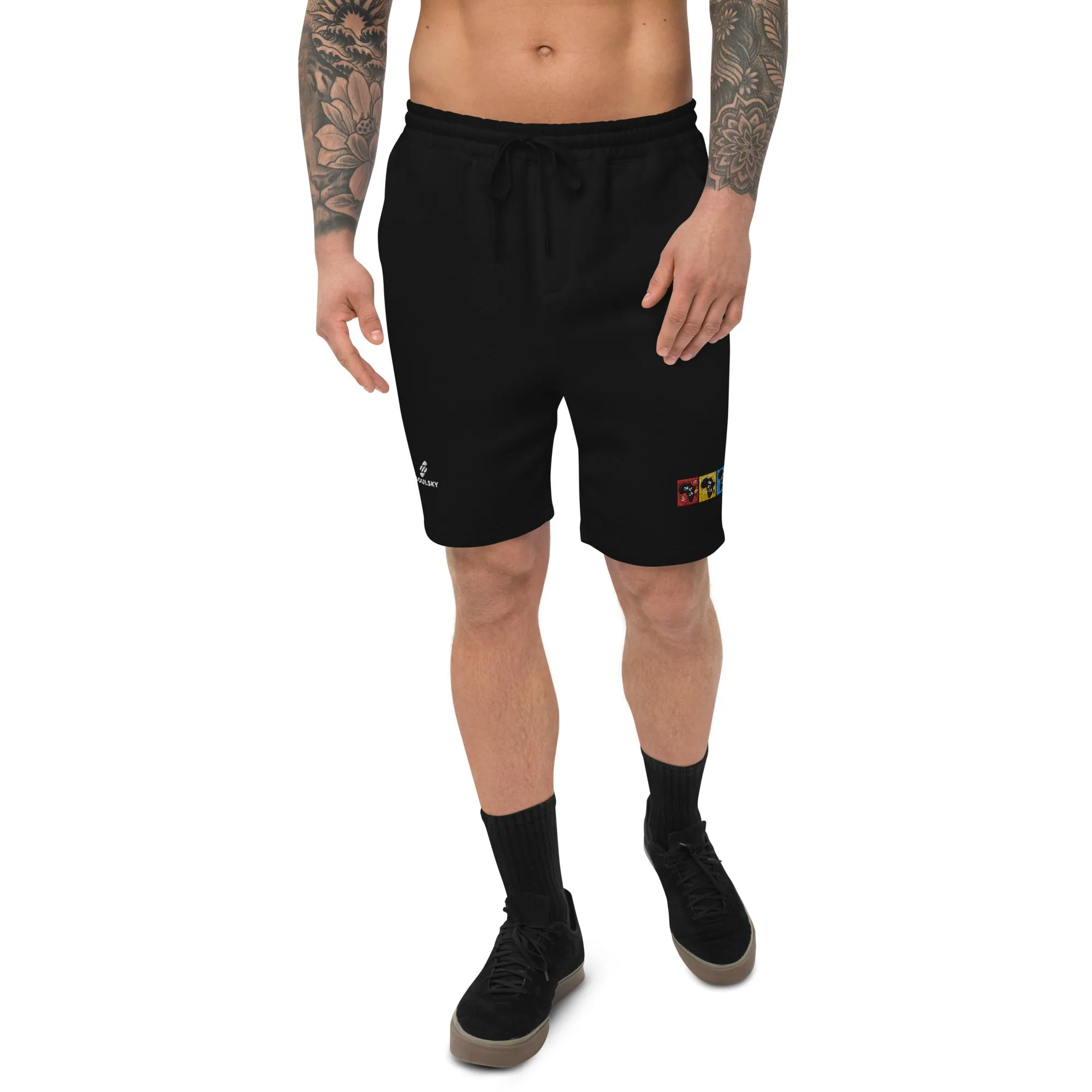 AFRICA PRIMARY Fleece Shorts (Black)