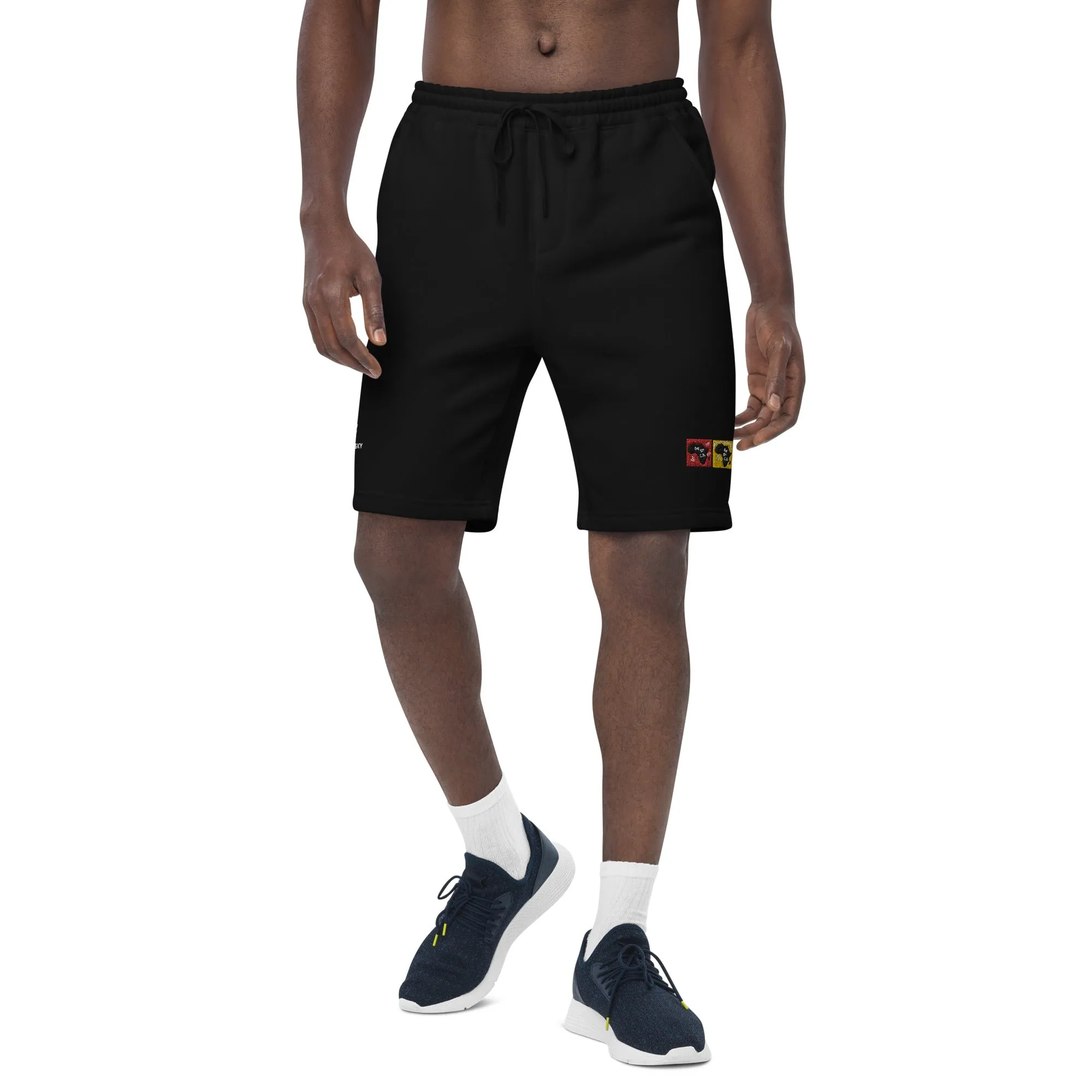 AFRICA PRIMARY Fleece Shorts (Black)