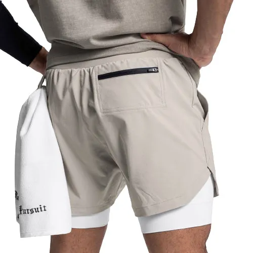 Breathable Double Layer Men's Shorts