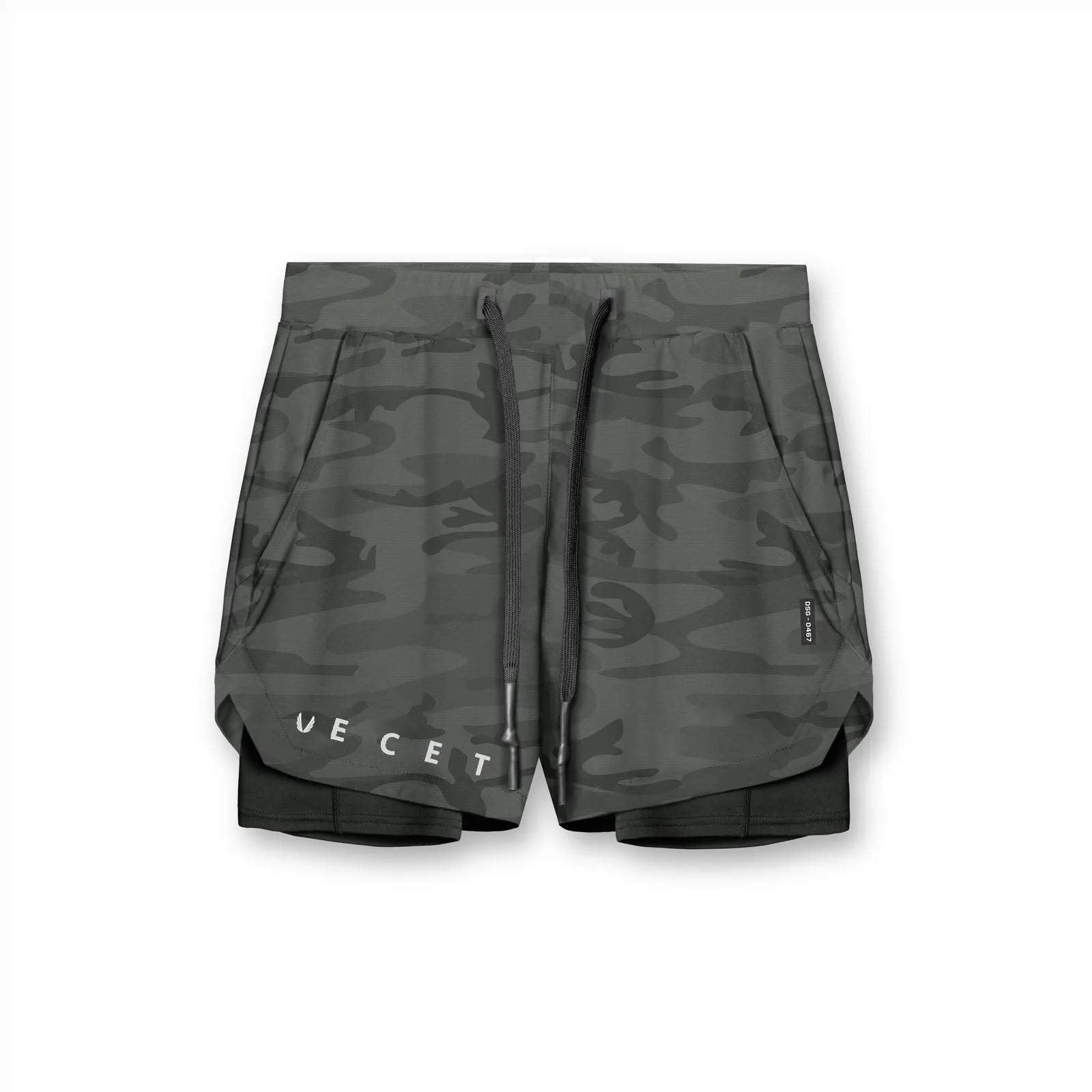 Breathable Double Layer Men's Shorts