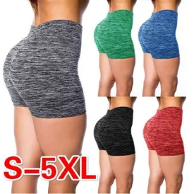 Candy Color Yoga-Workout-Exercise-Shorts Cotton
