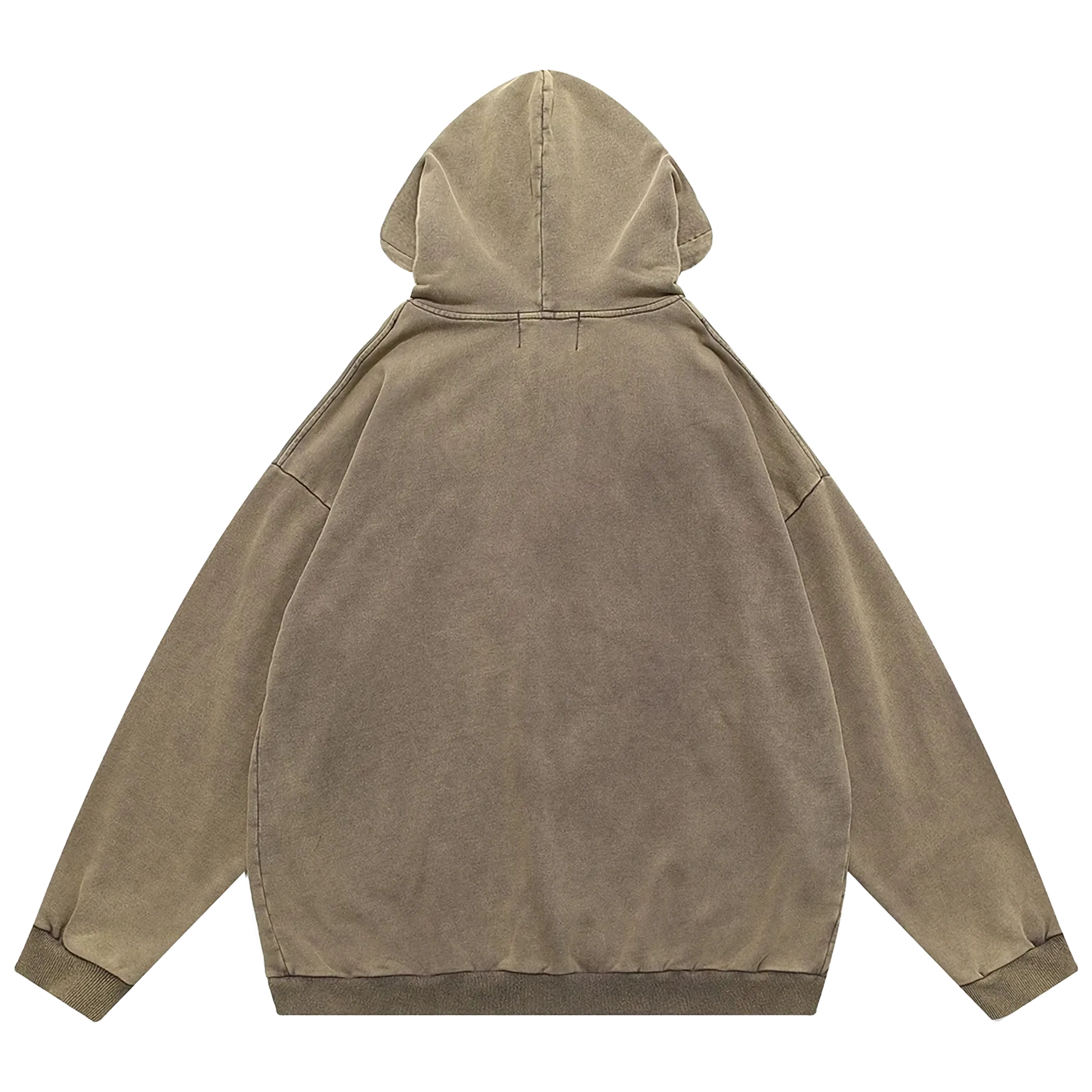 Extreme Aesthetic 'Shadow' Zip-Up Cotton Hoodie