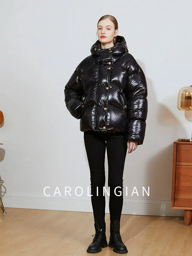 Glossy Puffer Jacket