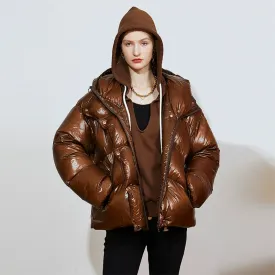 Glossy Puffer Jacket