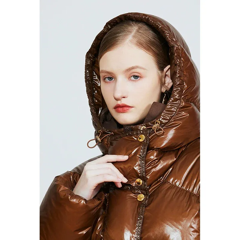Glossy Puffer Jacket