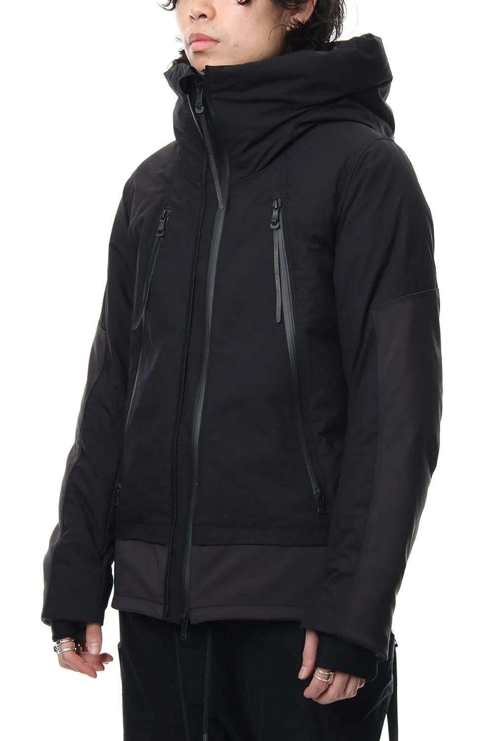 High Density Cotton Nylon Weather Down Jacket RBE-005
