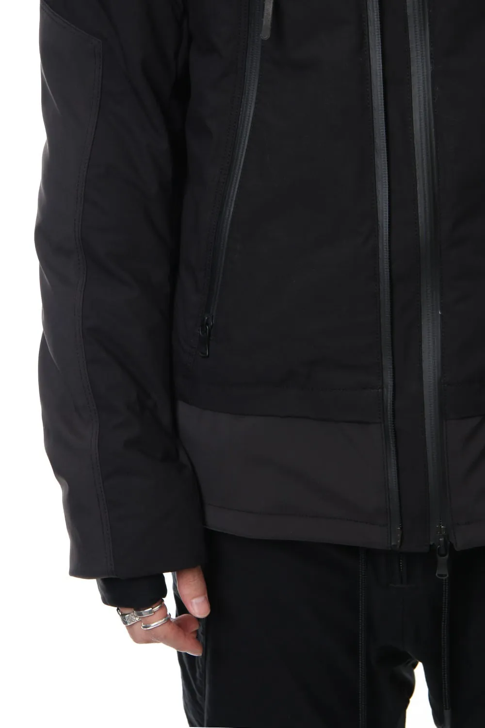 High Density Cotton Nylon Weather Down Jacket RBE-005