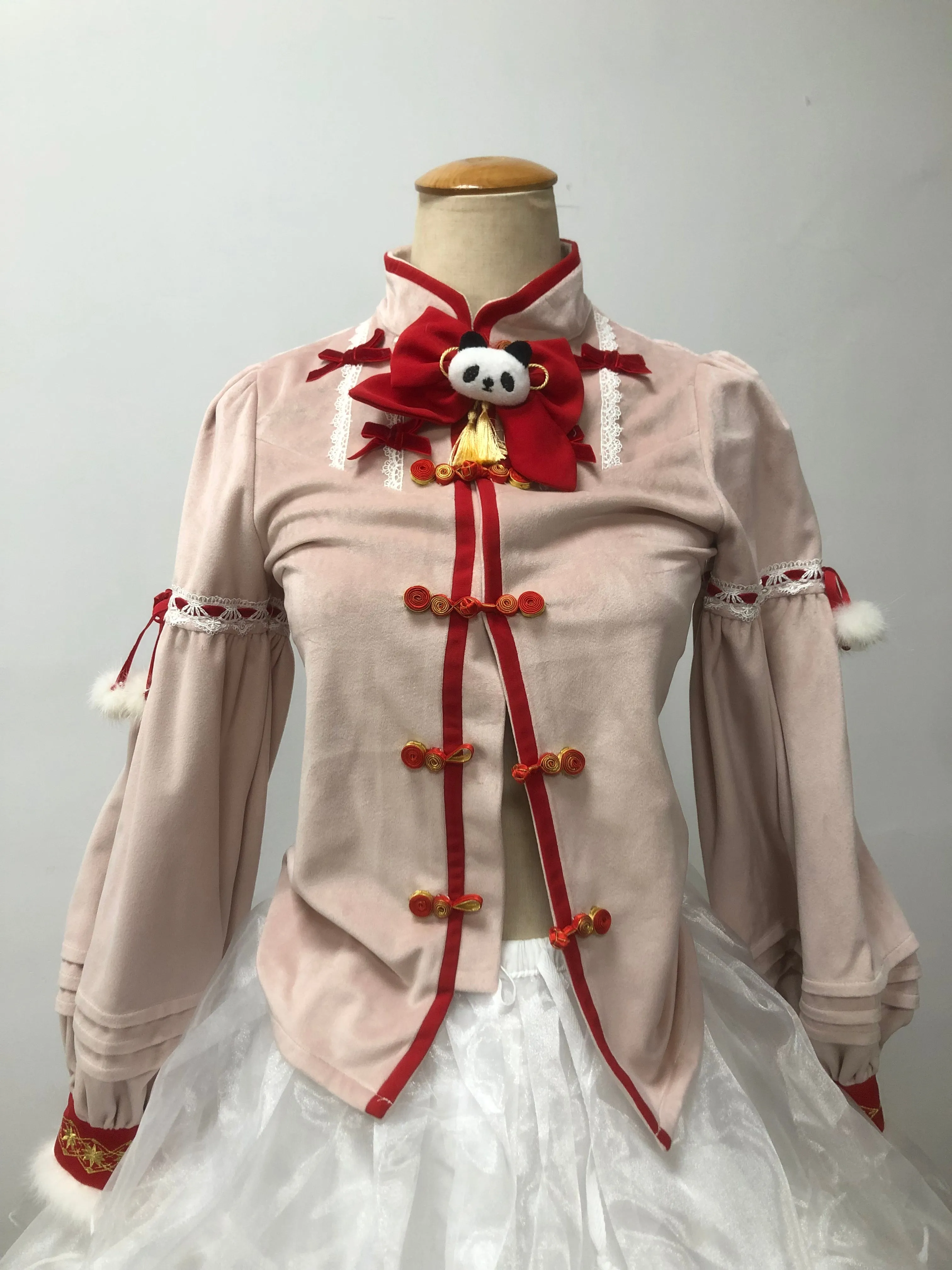JSK Full Set♥Ready to Ship♥Red Panda ♥Chinese Style Lolita Dress