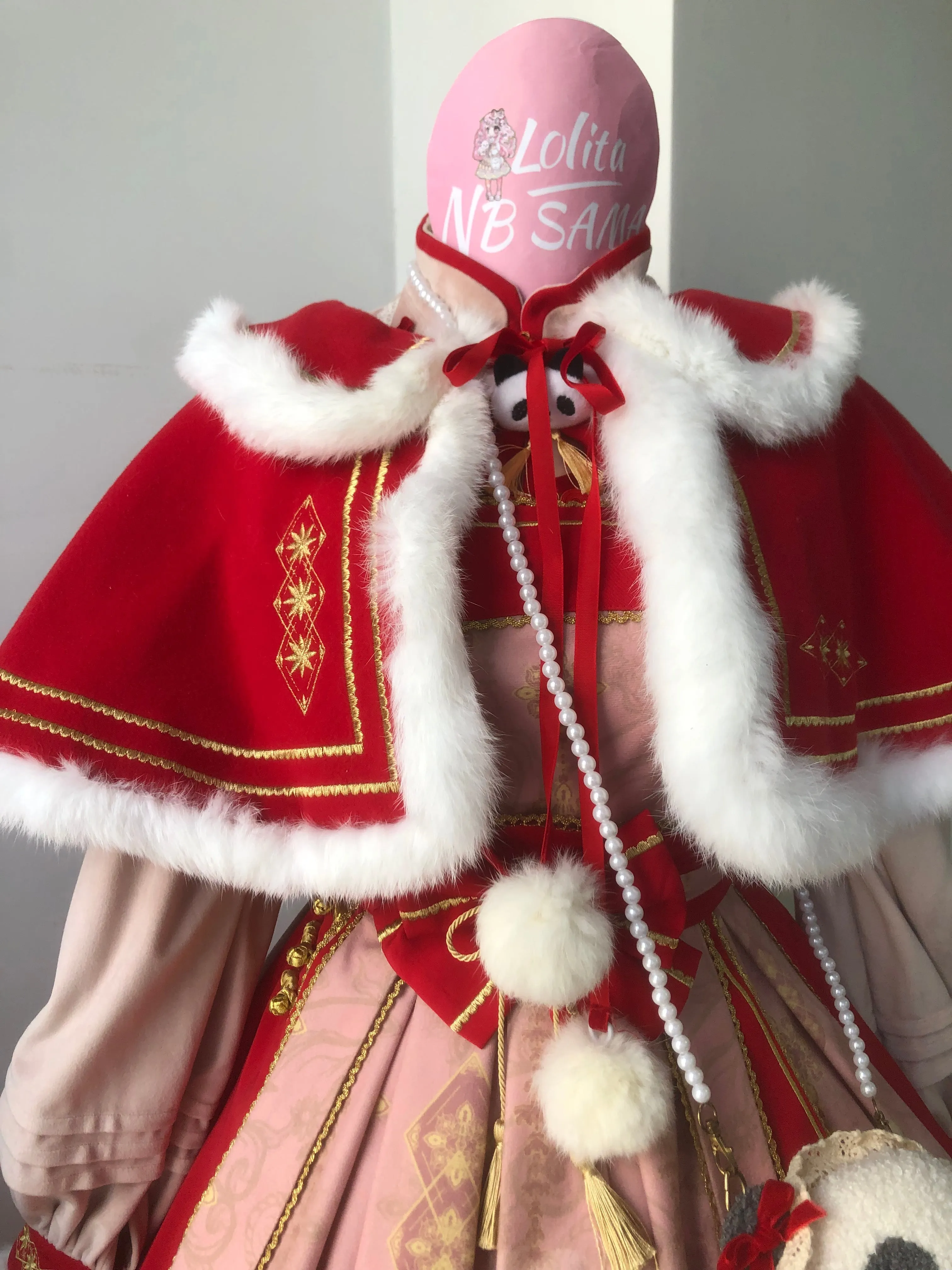 JSK Full Set♥Ready to Ship♥Red Panda ♥Chinese Style Lolita Dress