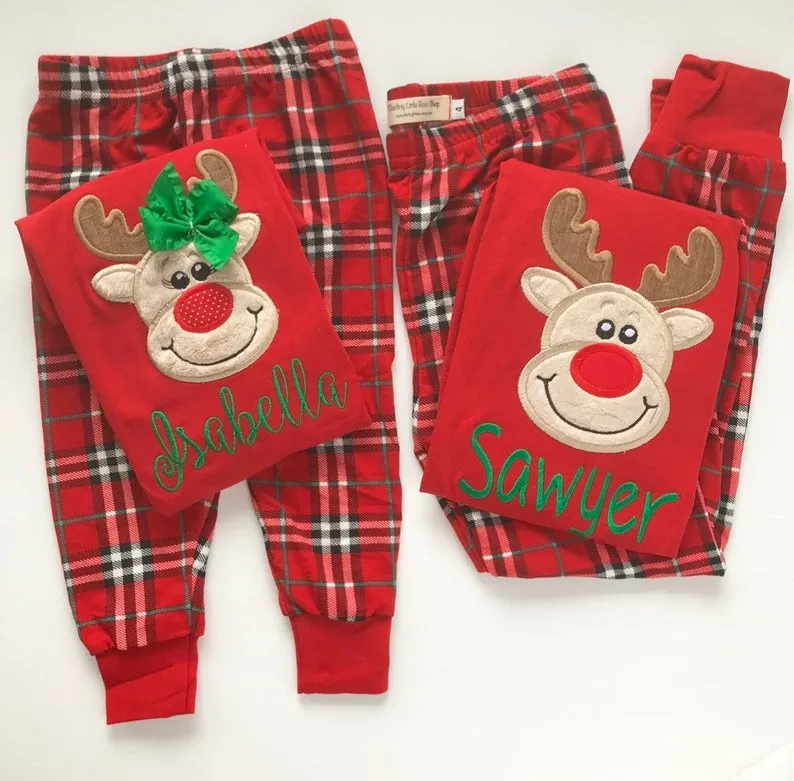 LIMITED Family Christmas Pajamas and Nightgowns - plaid style - infant to adult sizes