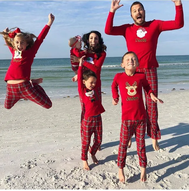LIMITED Family Christmas Pajamas and Nightgowns - plaid style - infant to adult sizes