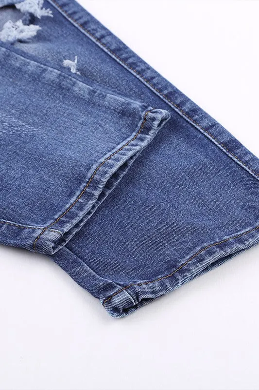 Logan James Light Wash Ripped Jeans