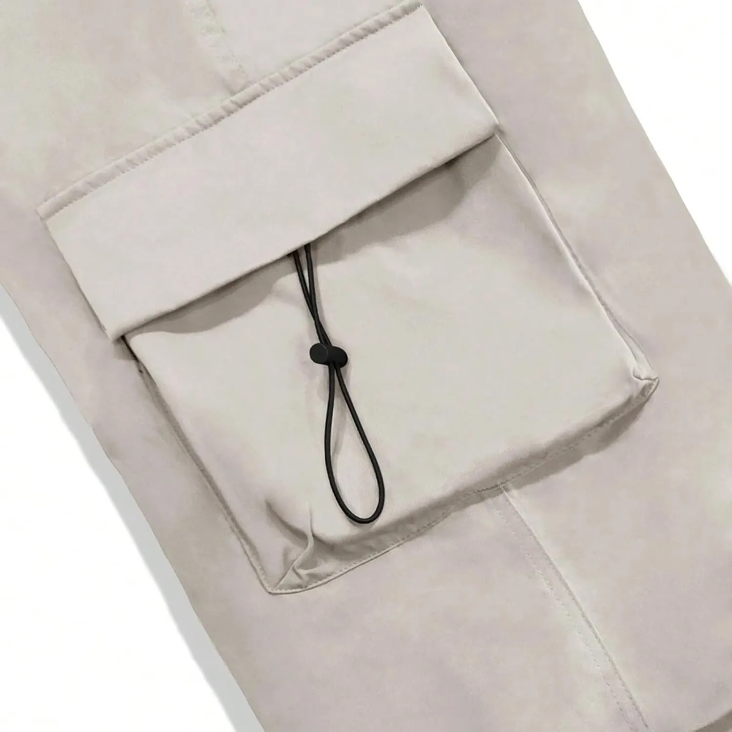 Mens Baggy Cargo Pants Casual Parachute Pants Drawstring Workout Athletic Sweatpants Plus Size Loose Harem Joggers