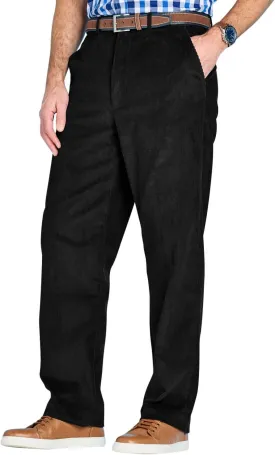 Men's Corduroy Pants with Hidden Extra Stretch Elasticated Waist