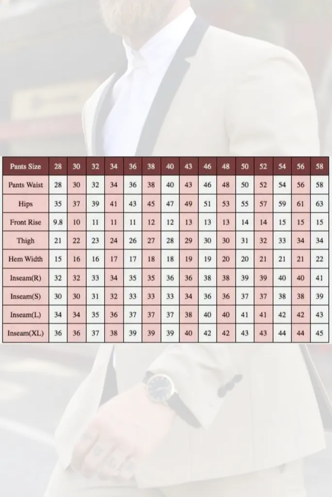 Men's Premium Beige Designer 3 Piece Slim Fit Suit for Men