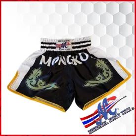 Mongkol Muay Thai Shorts Mel Black