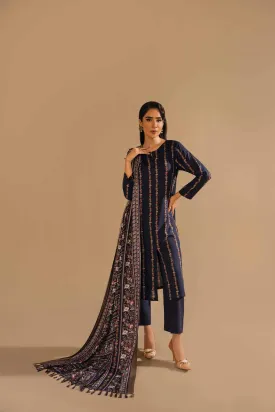 Nishat Embroidered lawn Three Piece 18410
