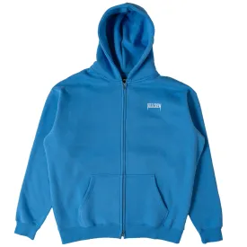 OVERSIZED LUX "SIMPLE" ZIP UP - BLUE