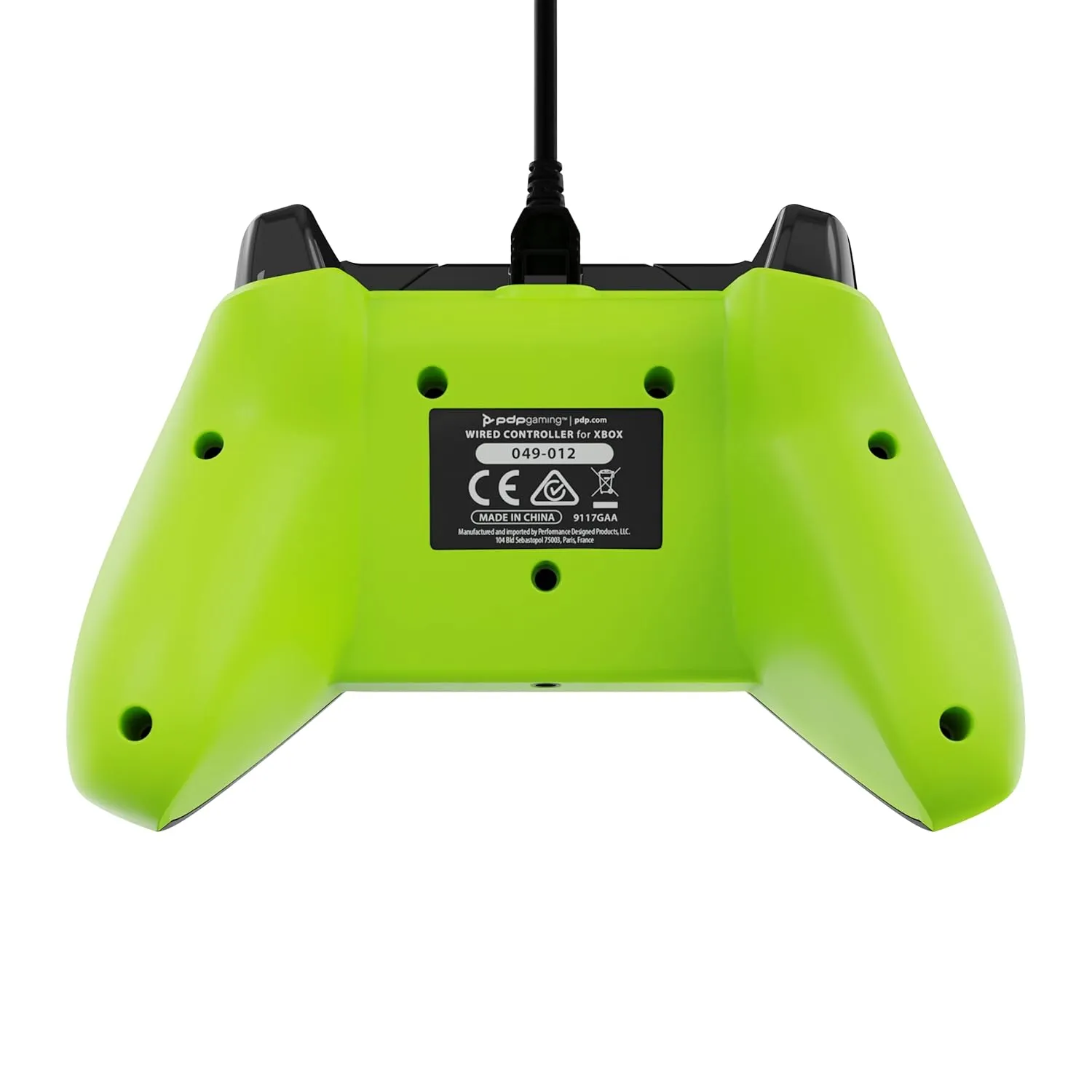 PDP Wired Xbox Gaming Controller: Gamepad Licensed for Xbox Series X|S, Xbox One, PC, Audio Controls, 8ft Cable, 3.5mm jack, Mappable Buttons/Triggers, Companion App: Electric Carbon Grey/Yellow