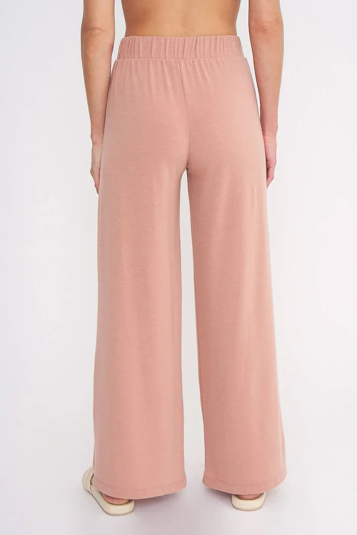 Project Social T Pink Off Topic Wide Leg Pants