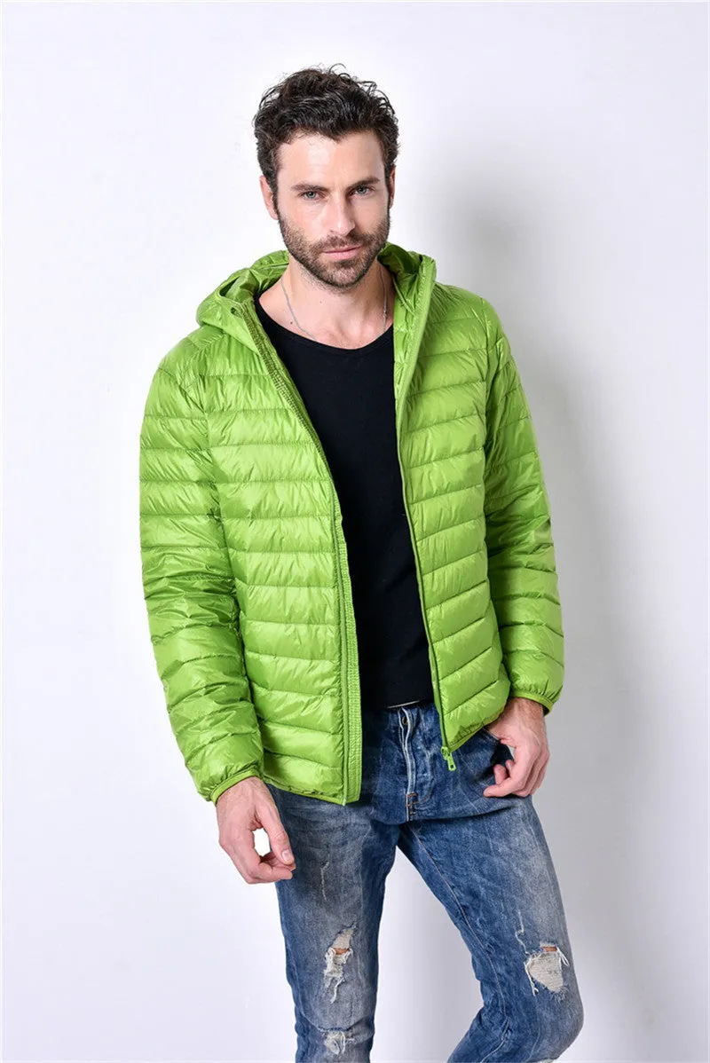 Sidiou Group White Duck Down Jacket Men