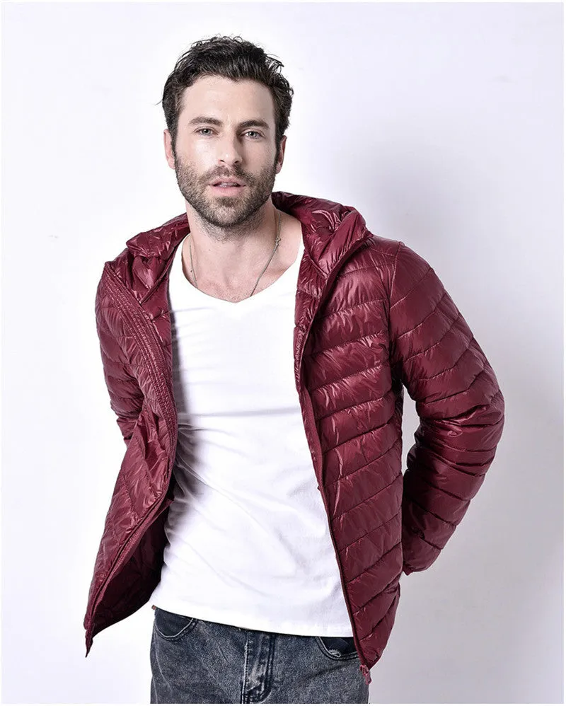 Sidiou Group White Duck Down Jacket Men