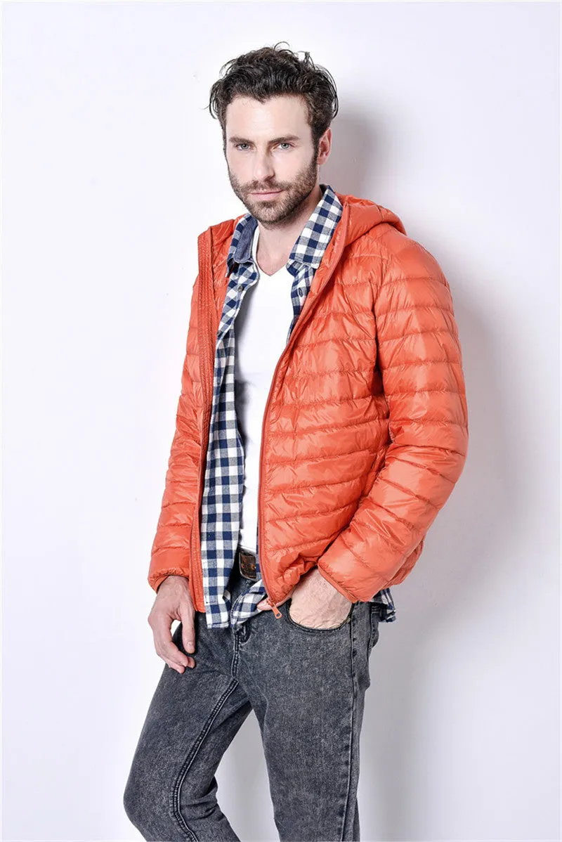 Sidiou Group White Duck Down Jacket Men