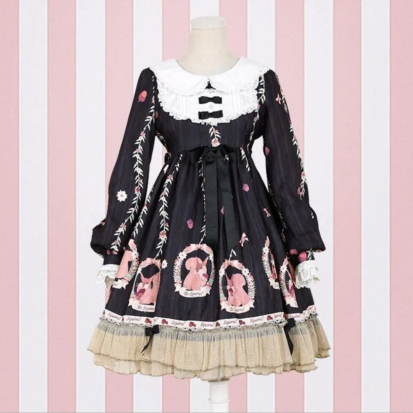Squirrel Cameo Dress