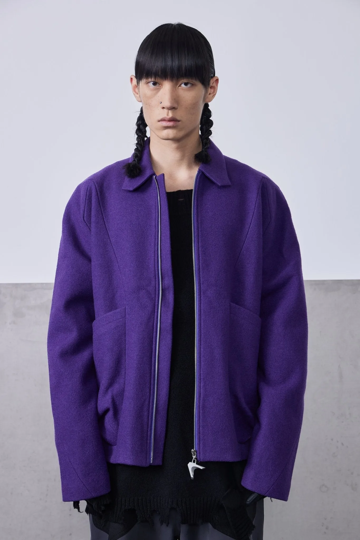 Symmetric Wool Jacket