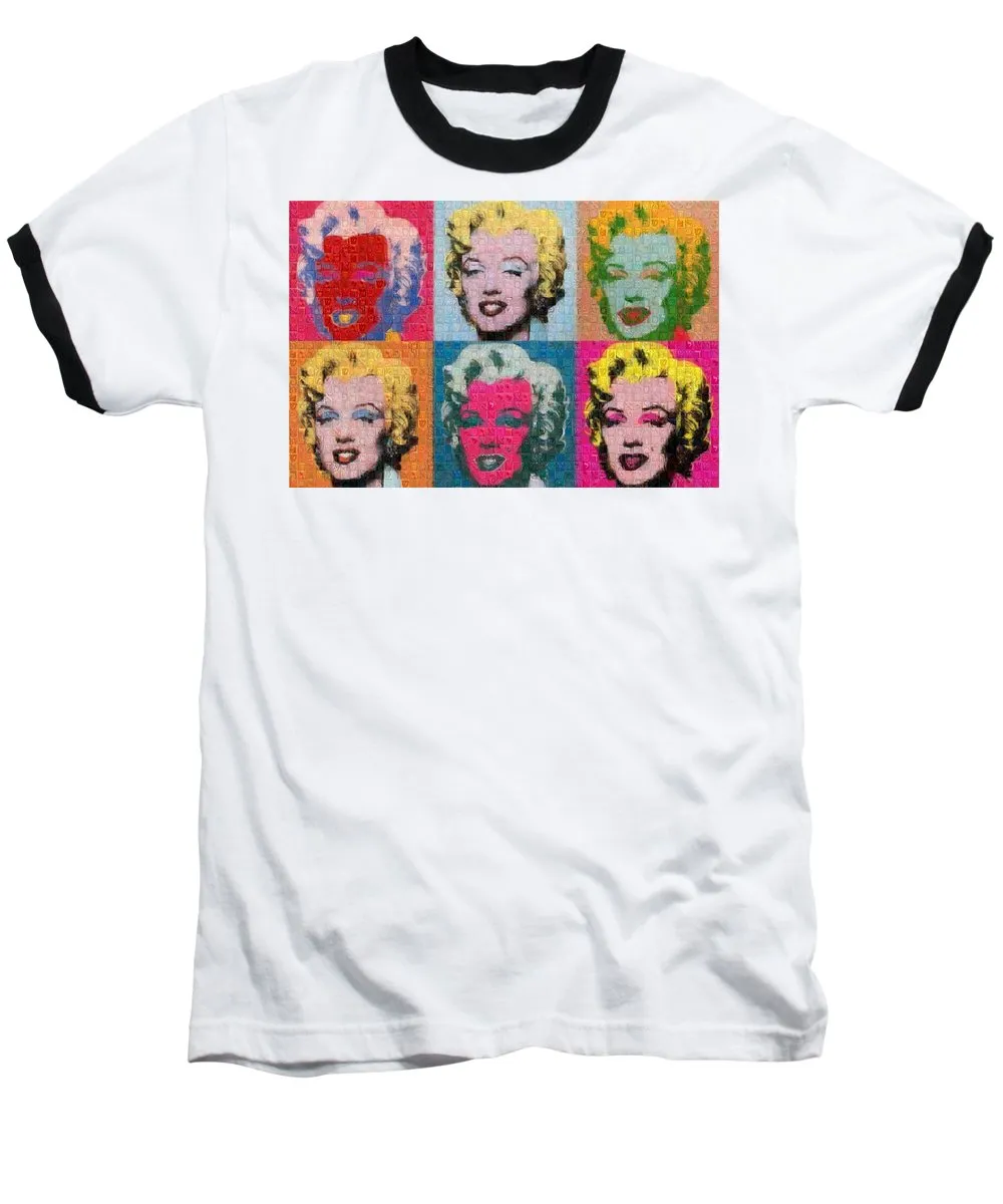 Tribute to Andy Warhol - 2 - Baseball T-Shirt